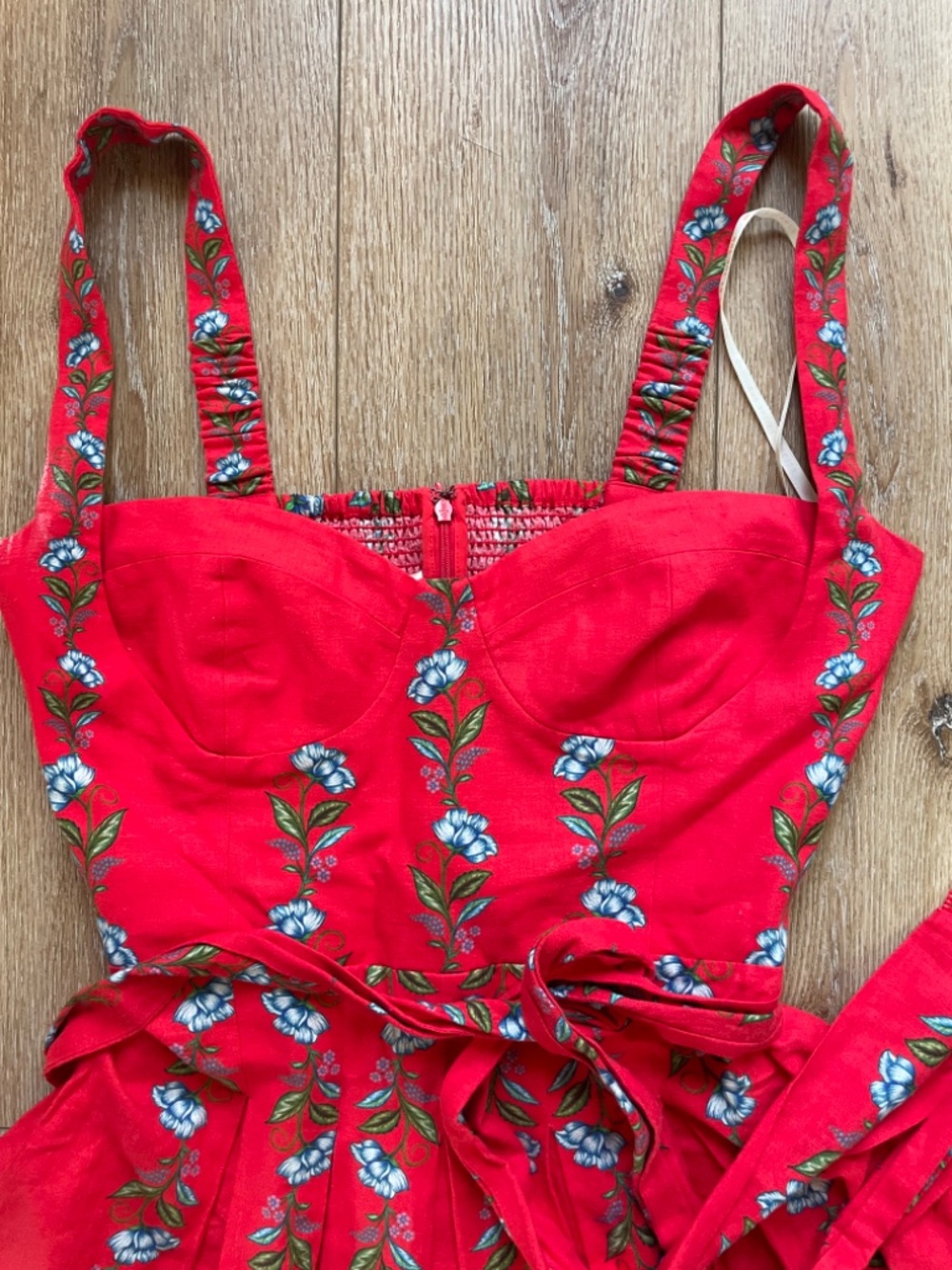 Farm Rio Sweet Bloom Bouquet Mini Dress Size L - Picture 4 of 13